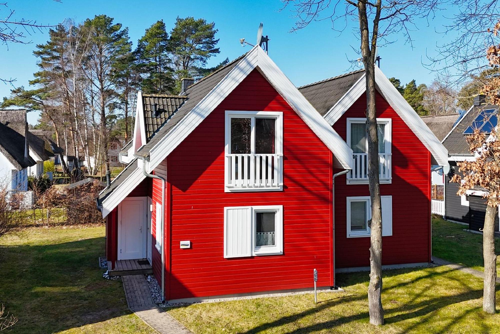 Ferienhaus Wellenlaeufer Haus - Sauna, Terrasse, Garten Glowe Exteriér fotografie