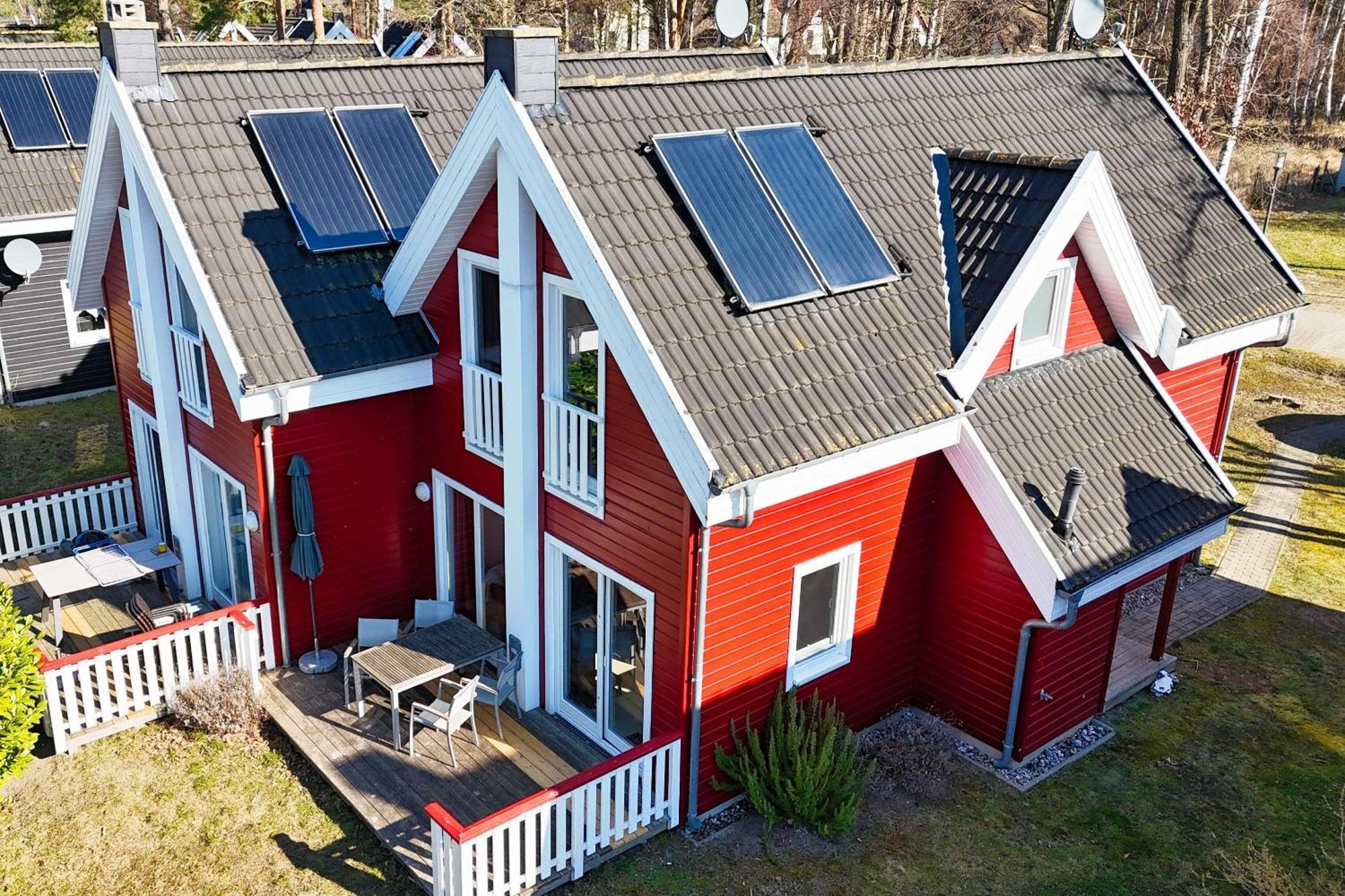 Ferienhaus Wellenlaeufer Haus - Sauna, Terrasse, Garten Glowe Exteriér fotografie